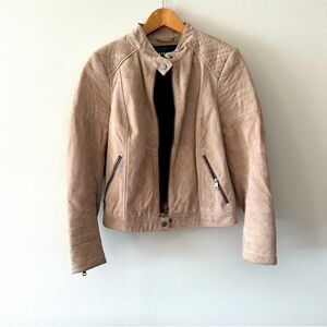 Bagatelle NYC Genuine Leather Bomber Jacket - Size M